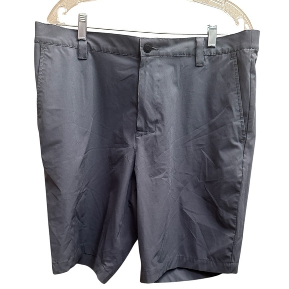 BANANA REPUBLIC Men's Gray Flat Front Golf Shorts Size 36 Pockets Outdoors - Picture 4 of 15